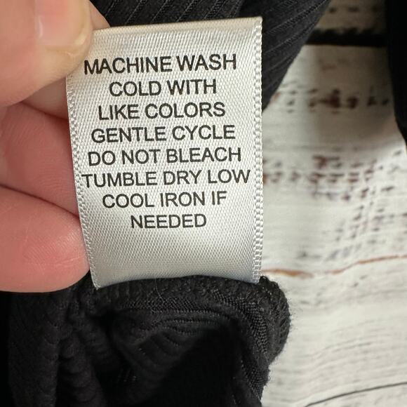 Women's A Beautiful Soul NWOT Black Short Sleeve Body Suit Size B (2X 18/20) - Picture 8 of 8